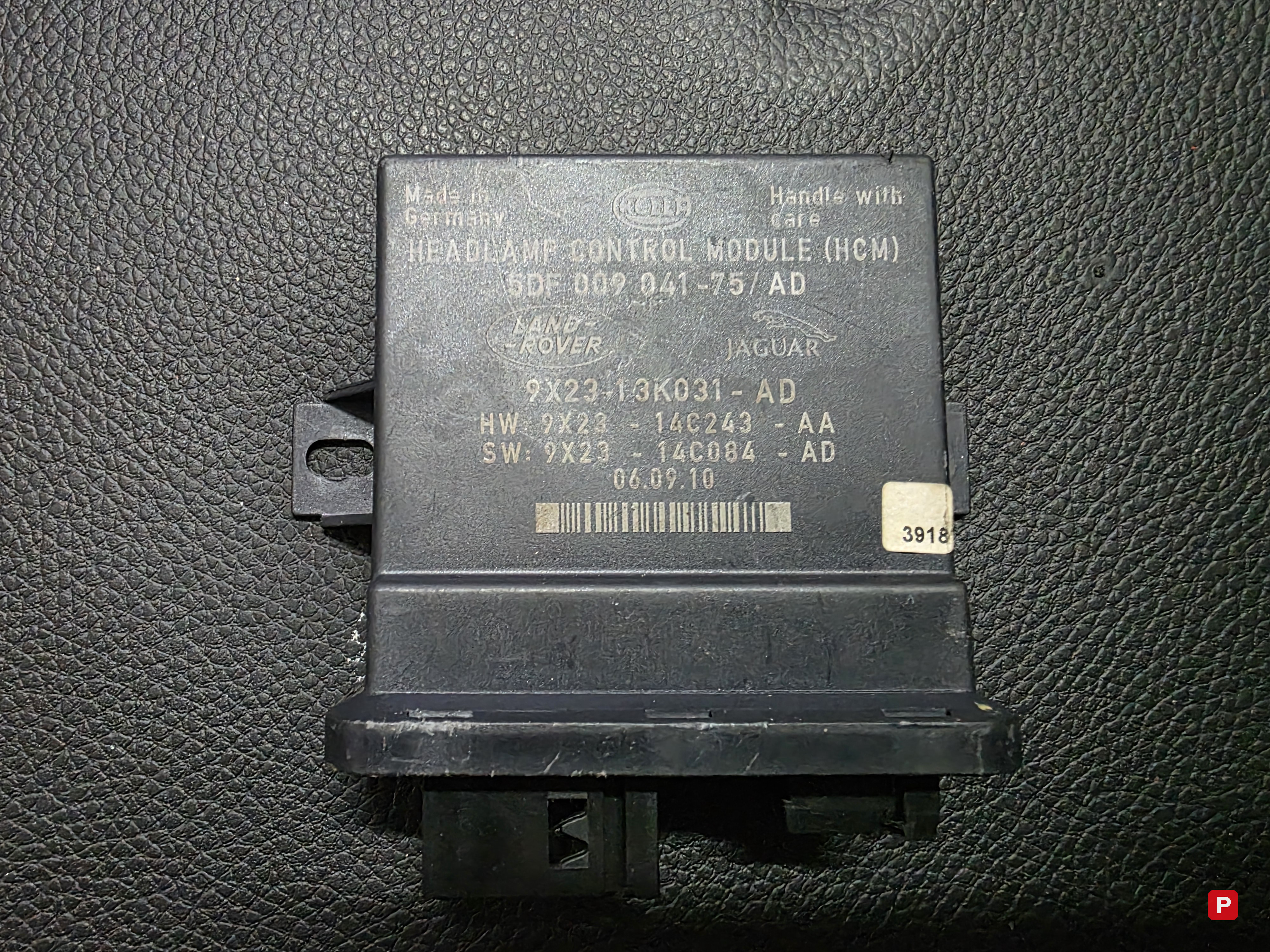 Headlight control module — JAGUAR XF X250 2010–2013 — PTV-000399