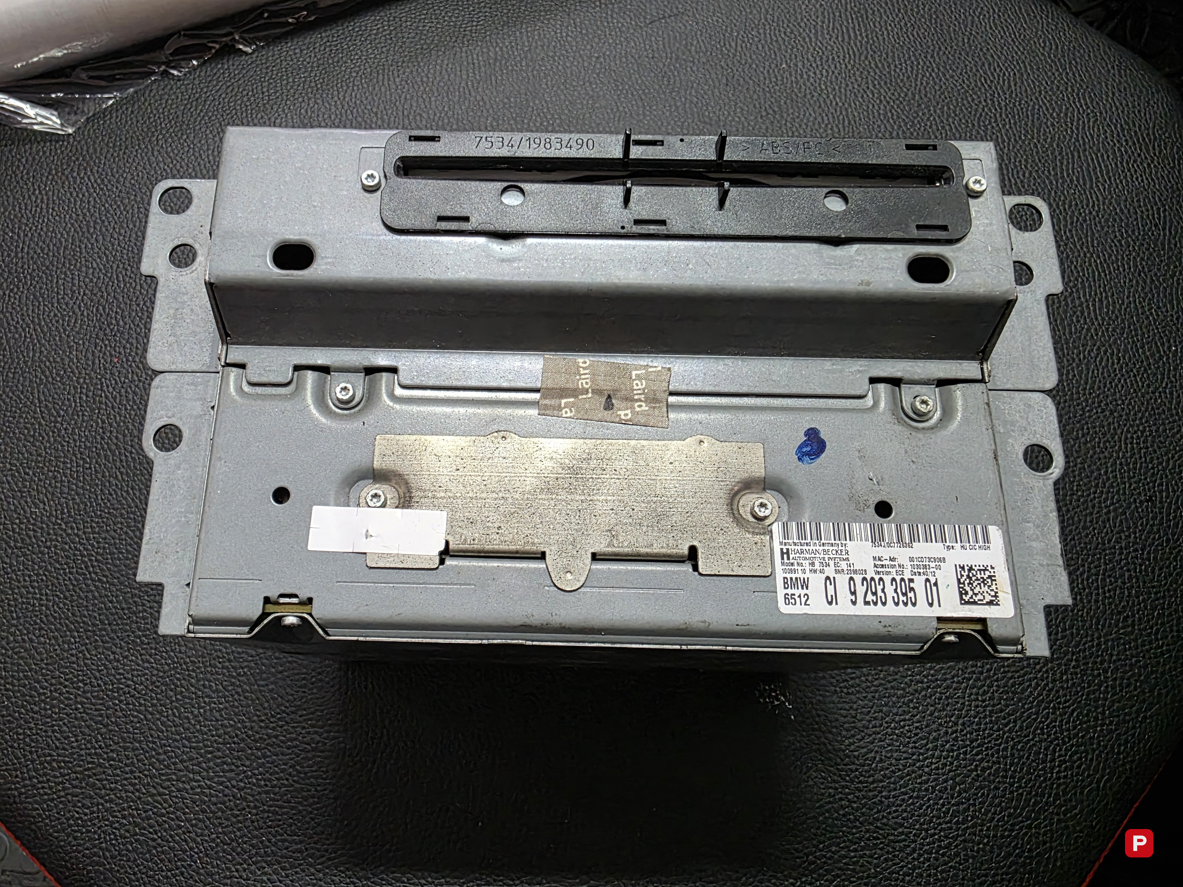 Harmon Becker Radio — Bmw 650I F12 — PTV-000467