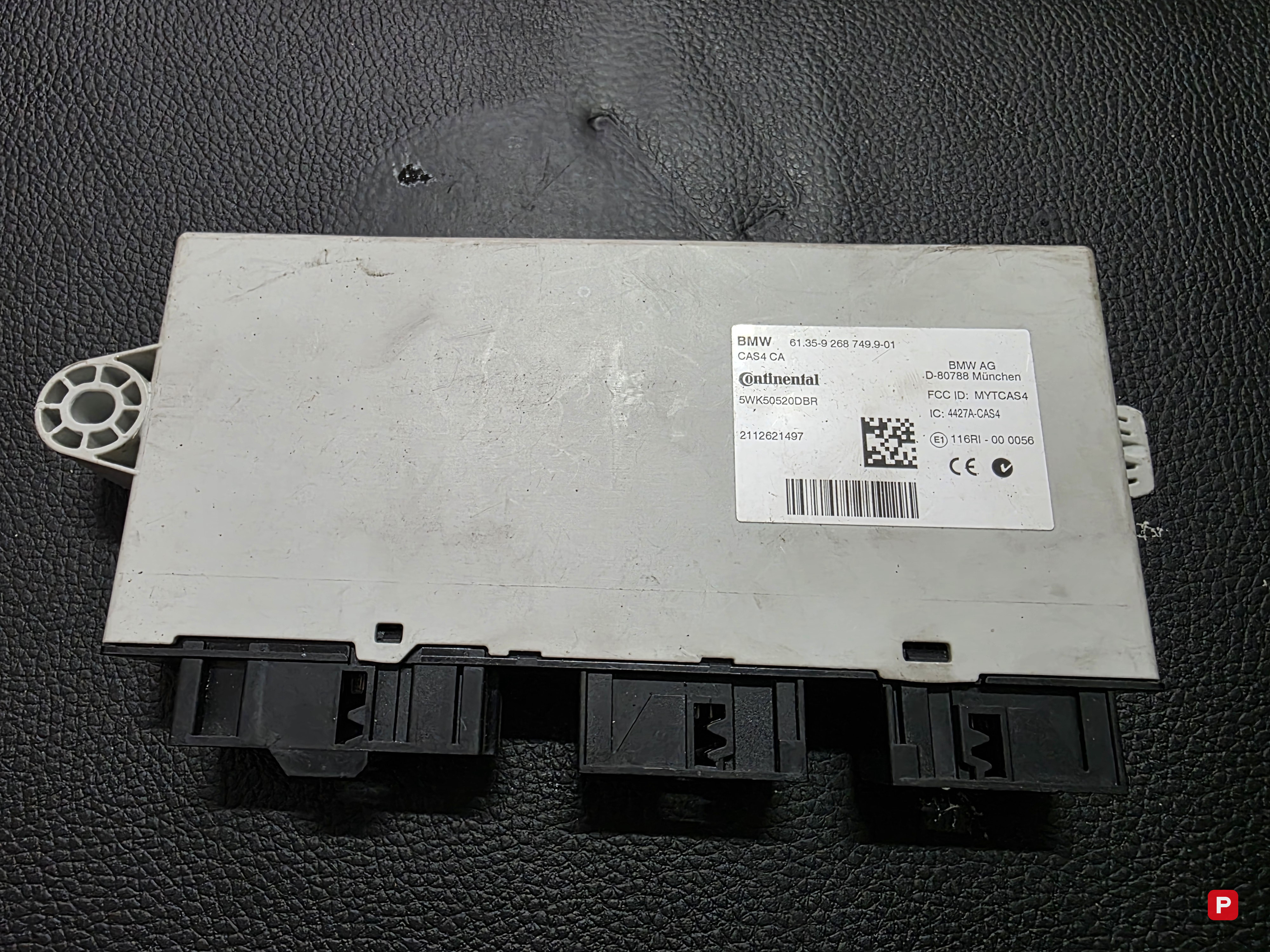 CAS control module — Bmw 650I F12 — PTV-000469