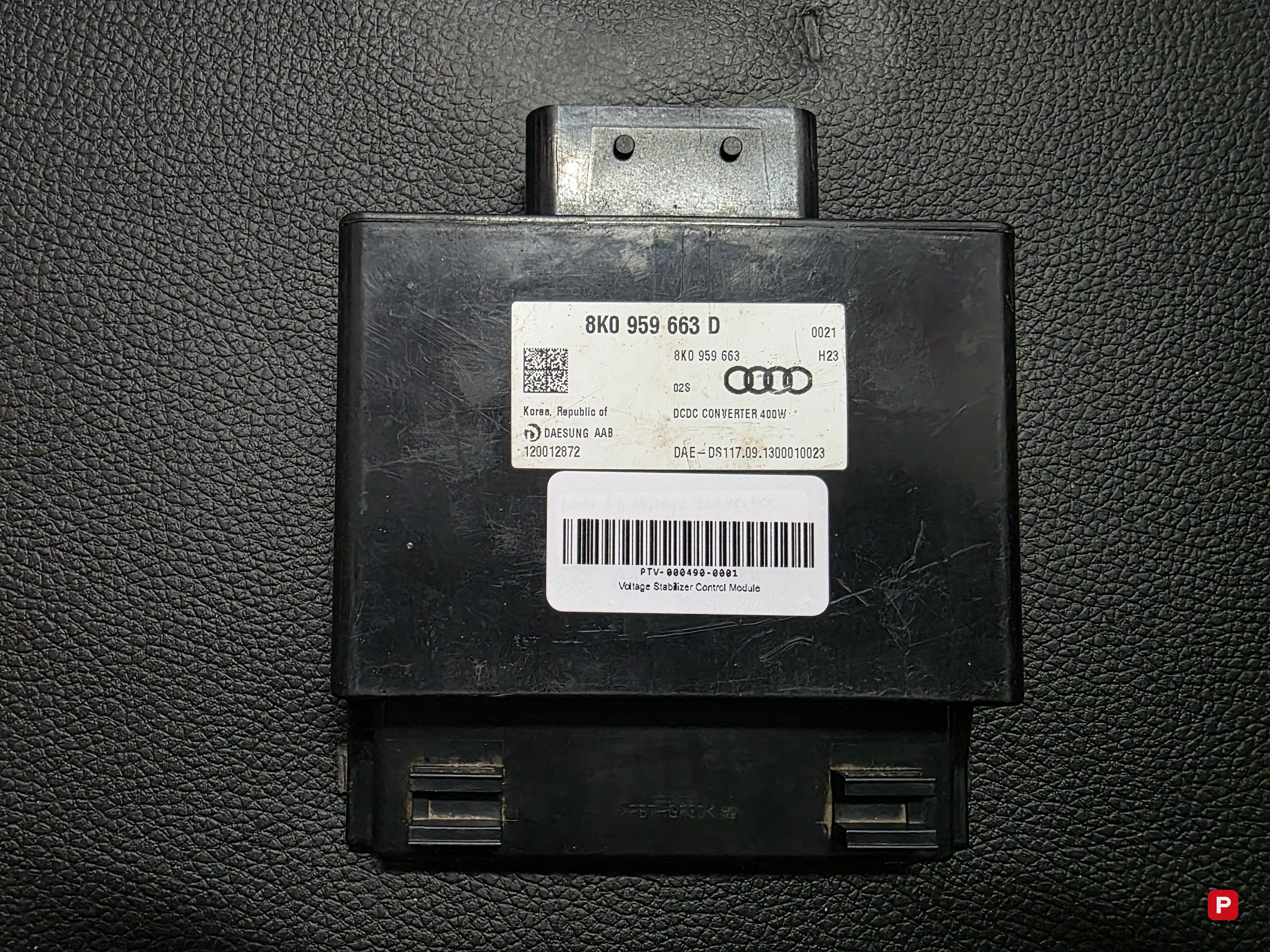 Voltage Stabilizer Control Module — AUDI A6 C7 — PTV-000490