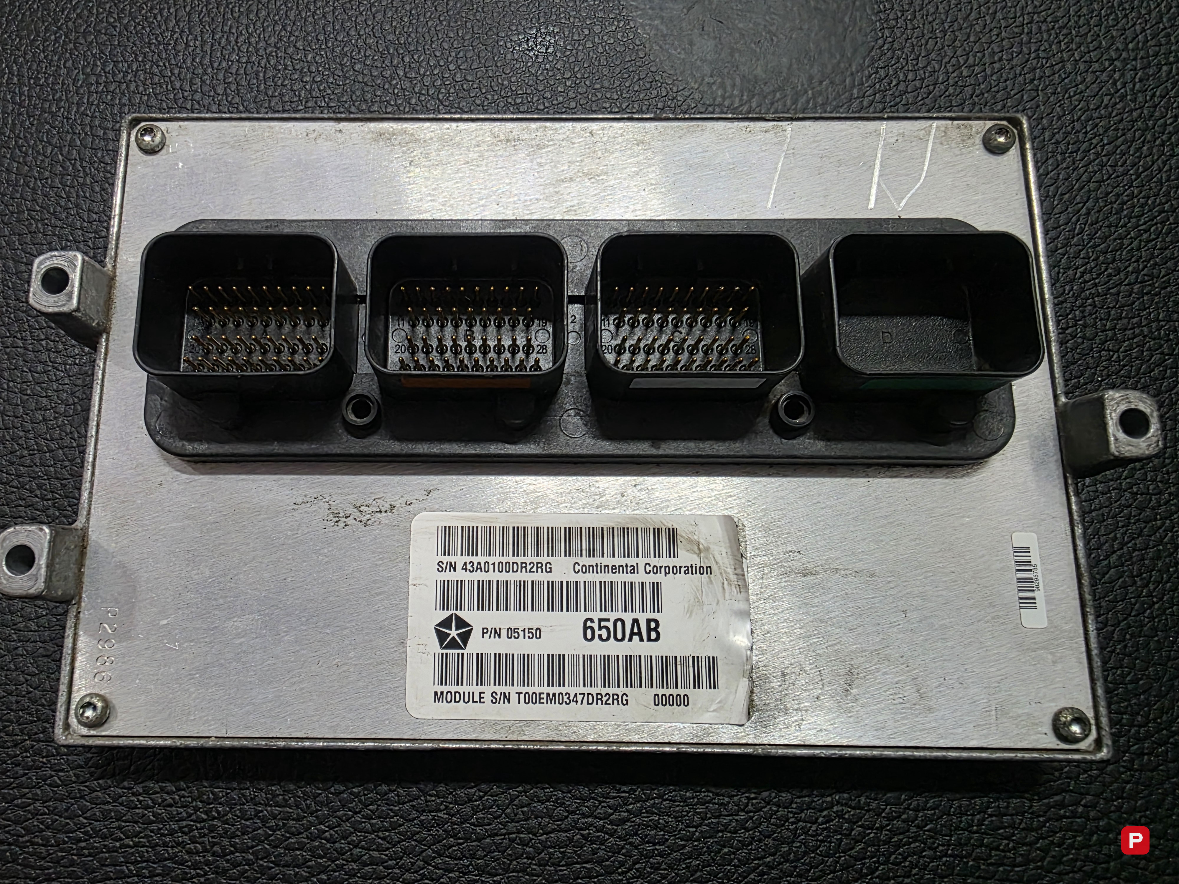 ECU - Engine control unit / powertrain module — Jeep Grand Cherokee WK2 2011–2014 — PTV-000500