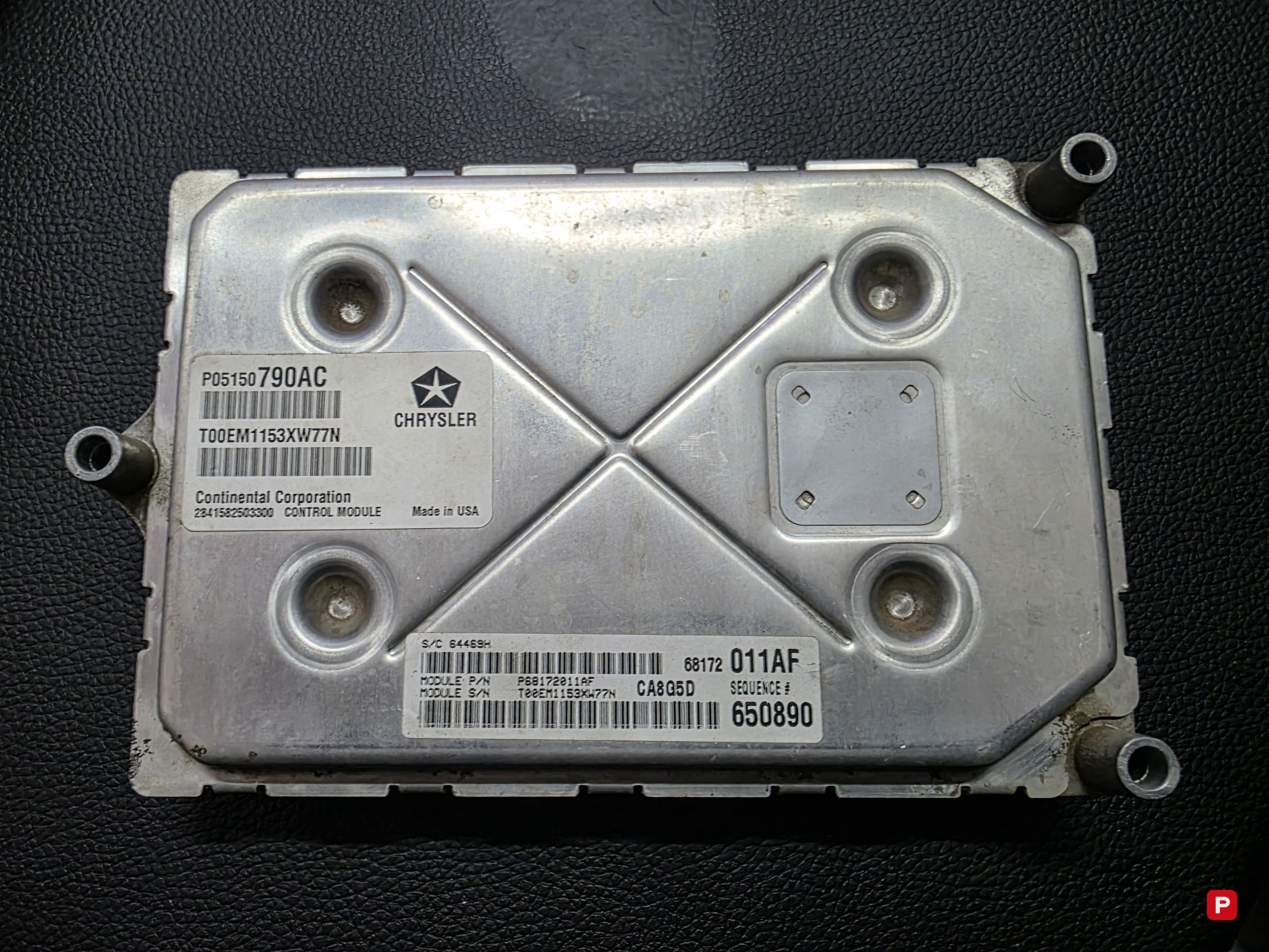 ECU - Engine control module — Jeep Grand Cherokee WK2 2011–2014 — PTV-000505